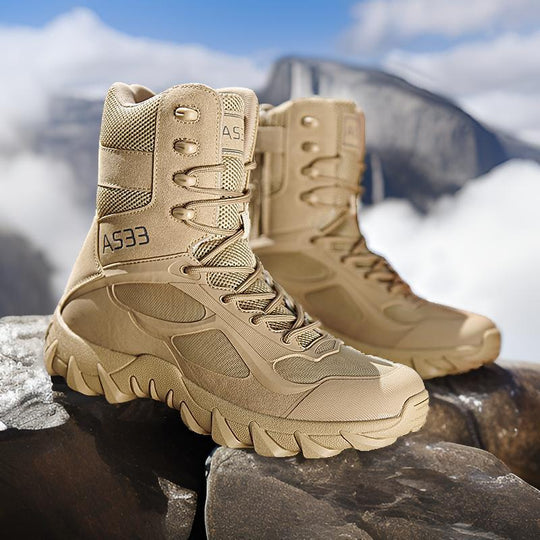 Herren Tactical Stiefel mit hohem Knöchelschutz und rutschfester Sohle EB
