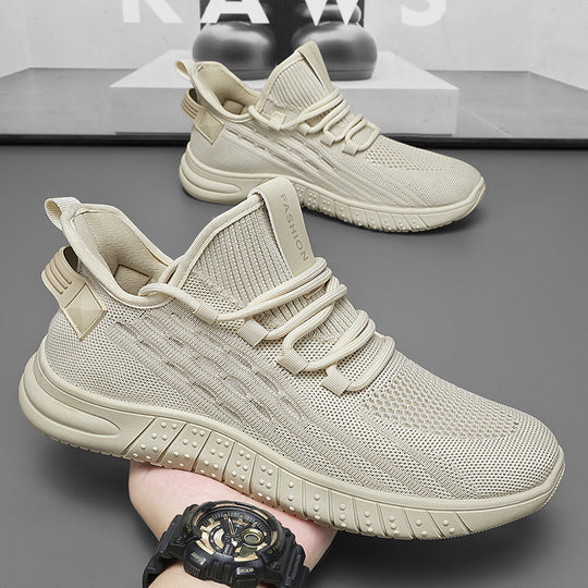Damen Sportliche Freizeitsneaker mit atmungsaktivem Obermaterial und rutschfester Sohle EB