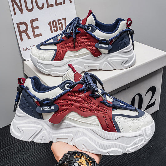 Damen Chunky Fashion Sneakers mit sportlichem Design und atmungsaktivem Obermaterial EB