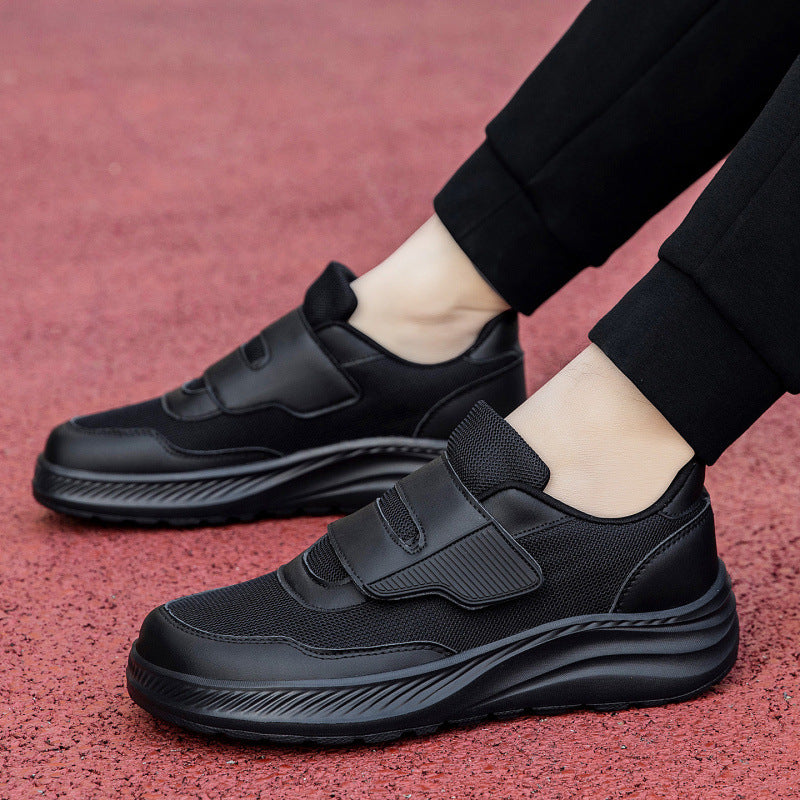 Damen Sportliche Slip-On Sneakers mit praktischem Klettverschluss und atmungsaktivem Obermaterial EB