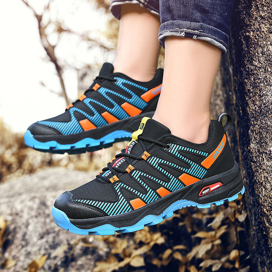 Herren sportlicher Outdoor-Adventure Sneaker mit verstärkter Zehenkappe und stoßdämpfender Wabensohle EB