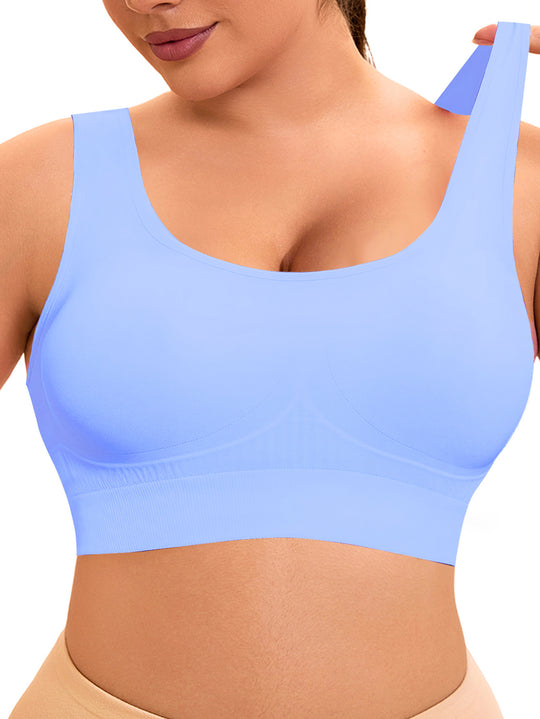 Damen Komfort-BH mit nahtlosem Design und stützendem Unterbrustband EB