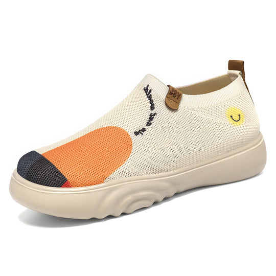 Damen Slip-On Sneakers mit innovativem Design und elastischem Obermaterial EB