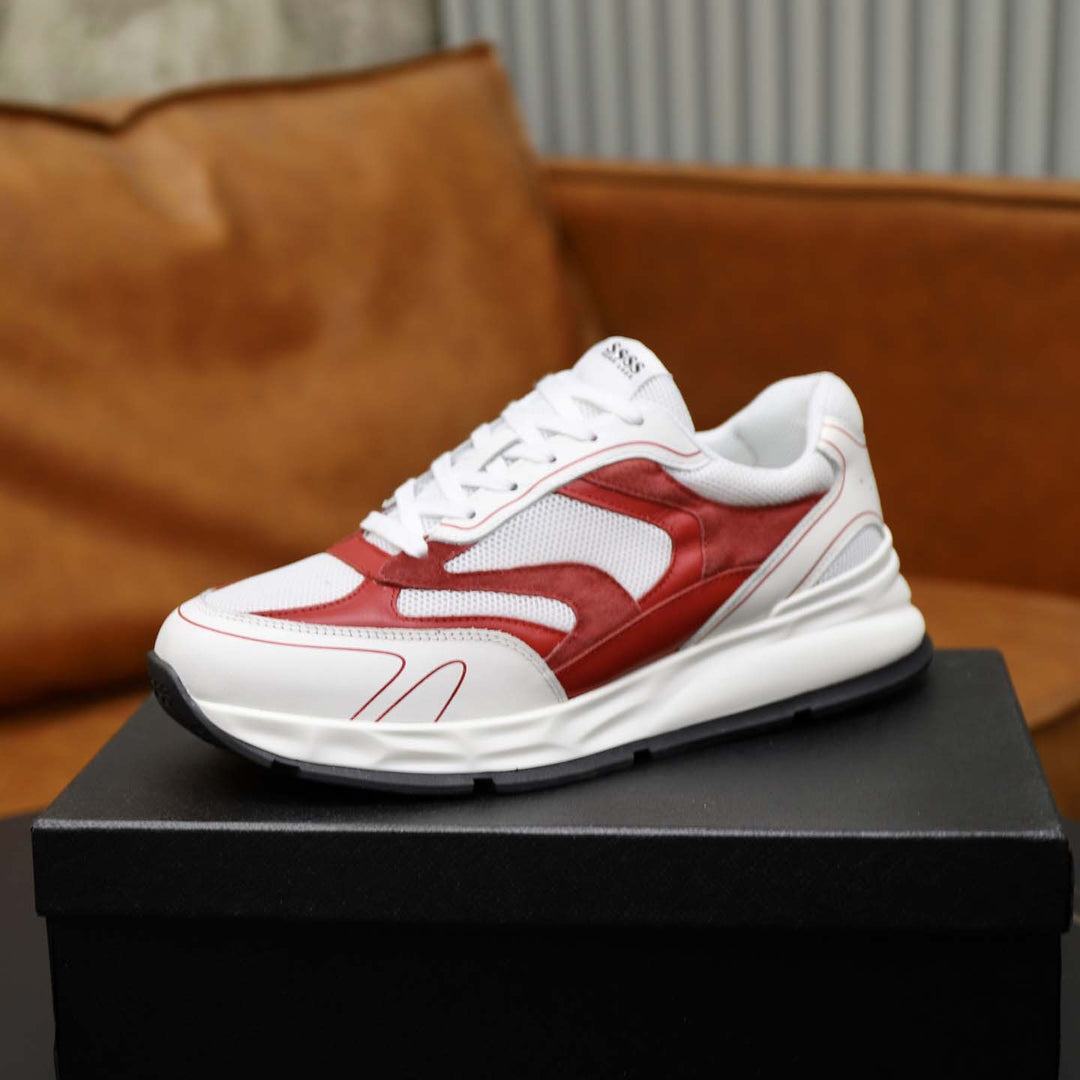 Damen Sportliche Dämpfungs Sneakers mit atmungsaktiver Oberflächenstruktur und modernem Design EB