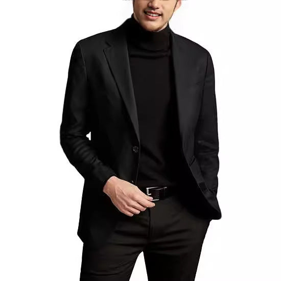 Herren eleganter Blazer mit modernem Schnitt und praktischen Taschen EB