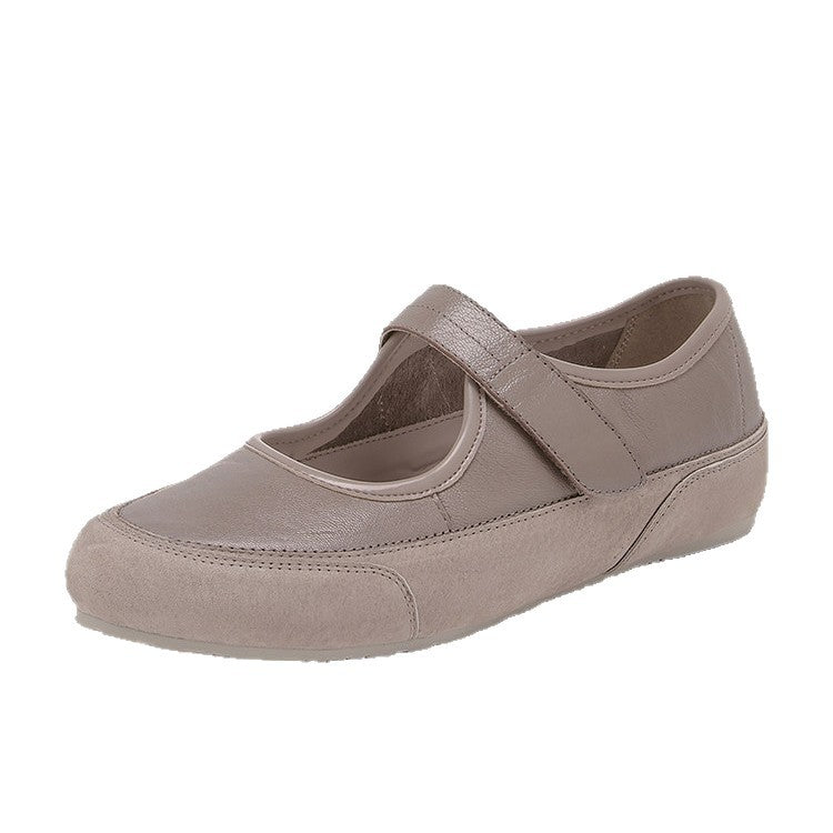 Damen Komfortable Ballerinas mit verstellbarem Riemchen EB