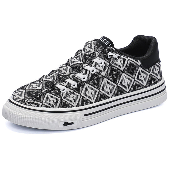 Damen Sportliche Sneakers mit modernem Muster und rutschfester Sohle EB