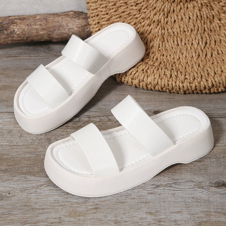 Damen Komfortable Plateausandalen EB