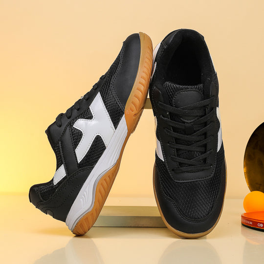 Damen Sportliche Hallenschuhe mit atmungsaktivem Obermaterial und stoßdämpfender Sohle EB
