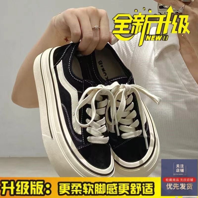 Damen Modische Plattform-Sneaker mit robustem Profil und atmungsaktivem Obermaterial EB