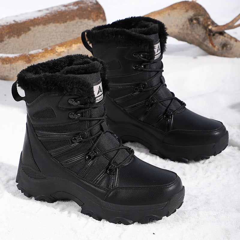 Damen Isolierte Winterstiefel mit rutschfester Sohle und warmem Innenfutter EB