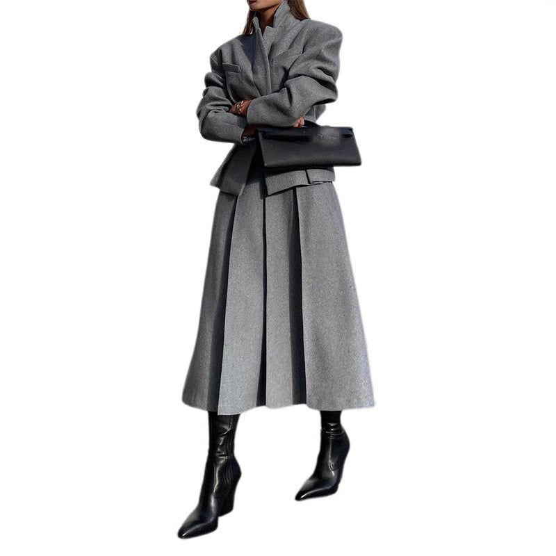 Damen Oversize Wollblazer im modernen Schnitt EB
