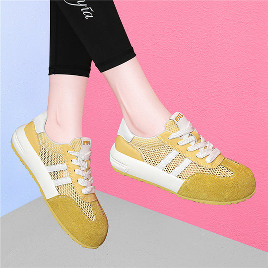 Damen Atmungsaktive Lifestyle-Sneaker mit rutschfester Sohle EB