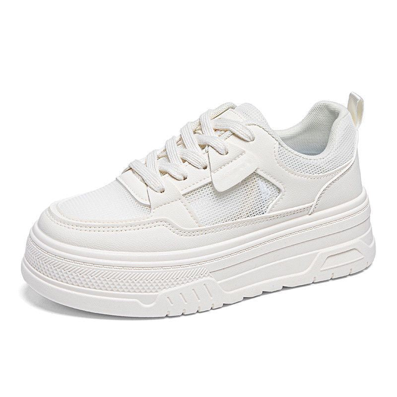 Damen Komfortable Chunky Sneakers mit atmungsaktiver Mesh-Oberfläche und gepolsterter Sohle EB