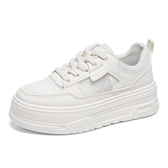 Damen Komfortable Chunky Sneakers mit atmungsaktiver Mesh-Oberfläche und gepolsterter Sohle EB