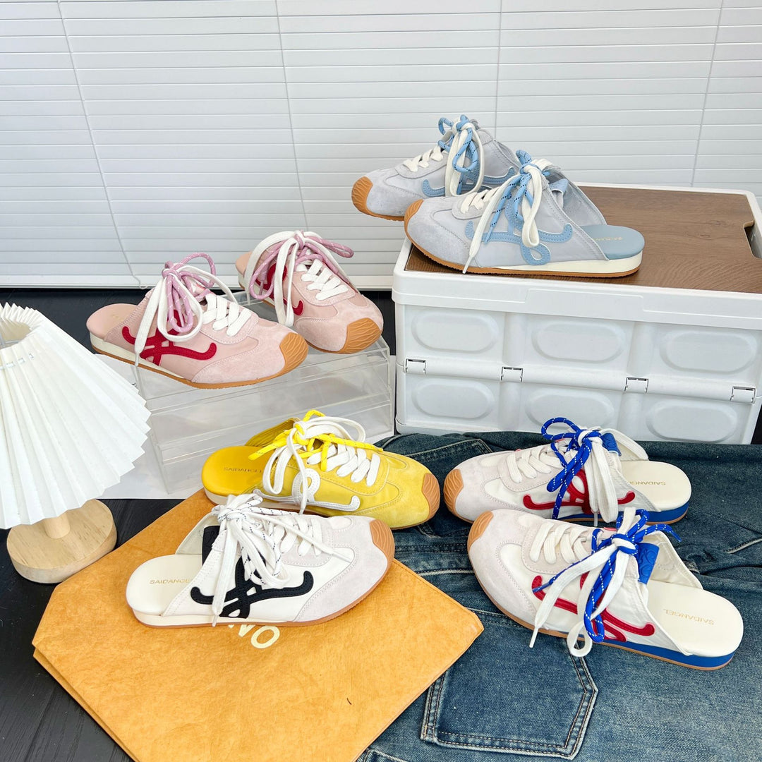 Damen Modische Sneakers mit atmungsaktiver Konstruktion und rutschfester Sohle EB