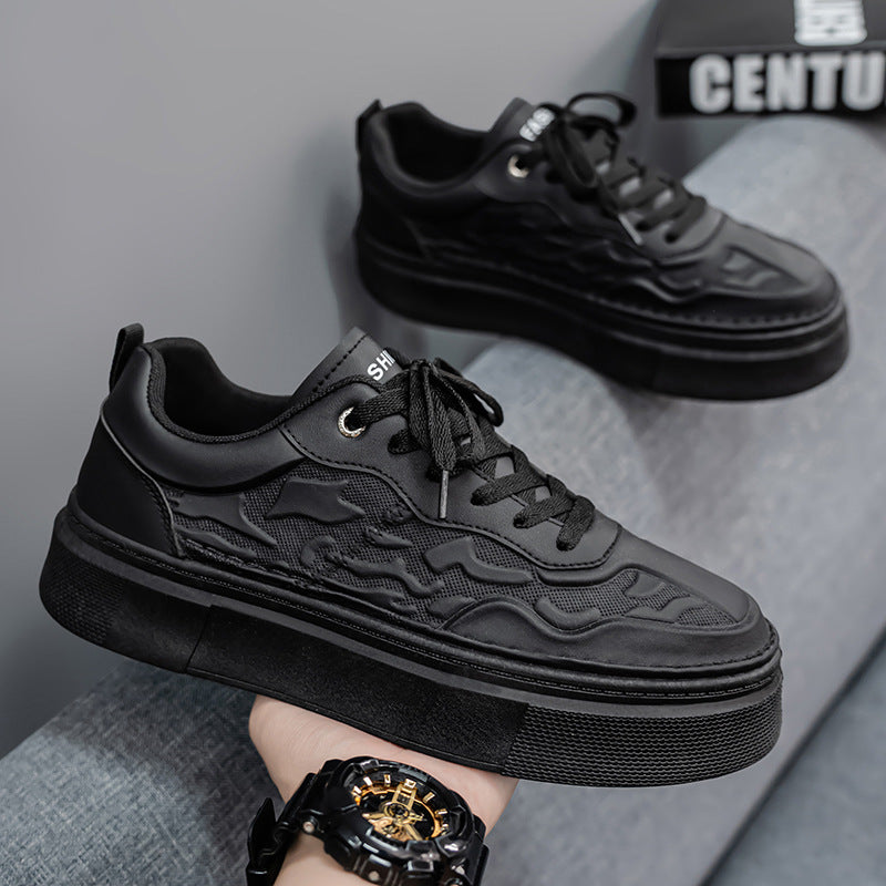 Damen Sneakers mit extravaganter Plateausohle und stilvollem Obermaterial EB