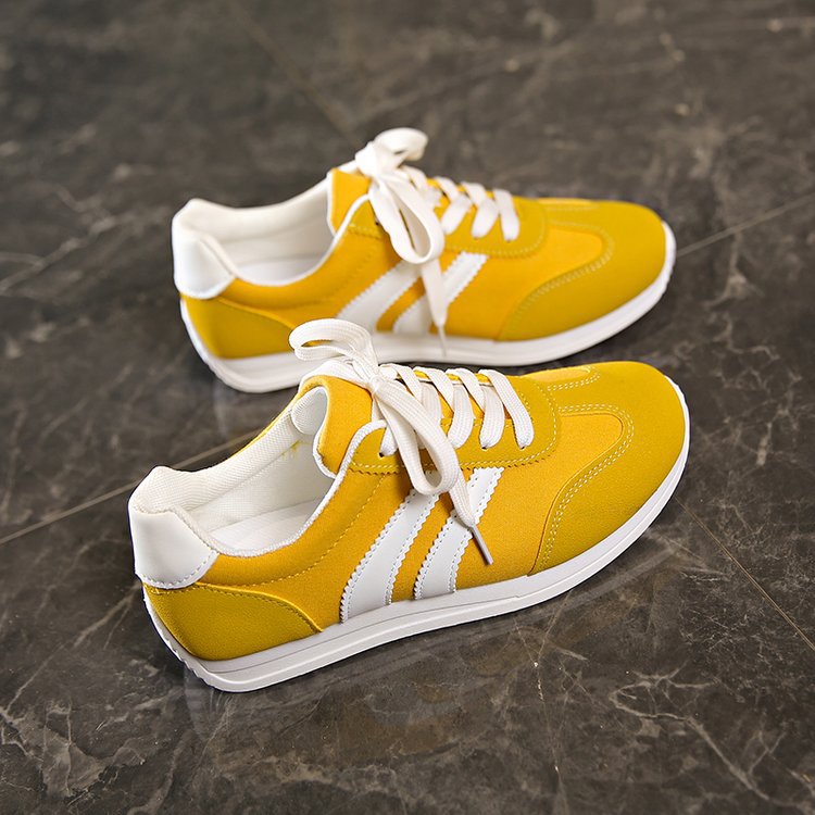 Damen Sportliche Sneakers mit atmungsaktiver Oberflächenstruktur und rutschfester Sohle EB
