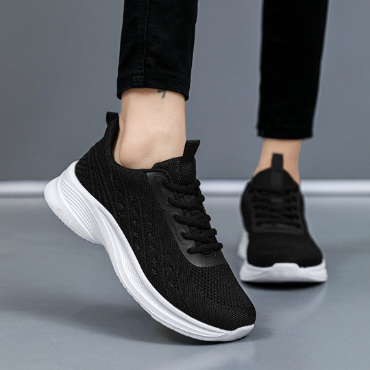 Damen Modische Laufschuhe mit atmungsaktivem Obermaterial und flexibler Dämpfung EB