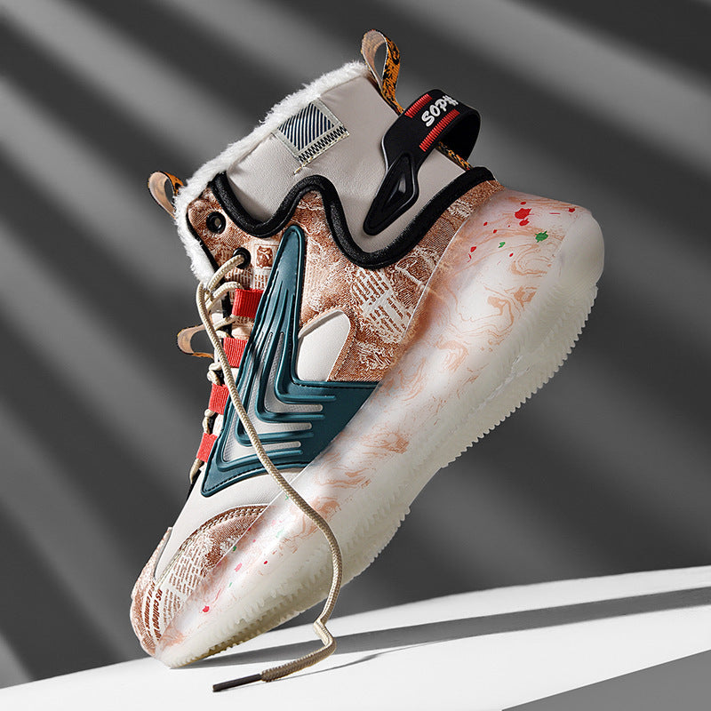 Damen High-Top Sneakers mit innovativem Design und rutschfester Sohle EB