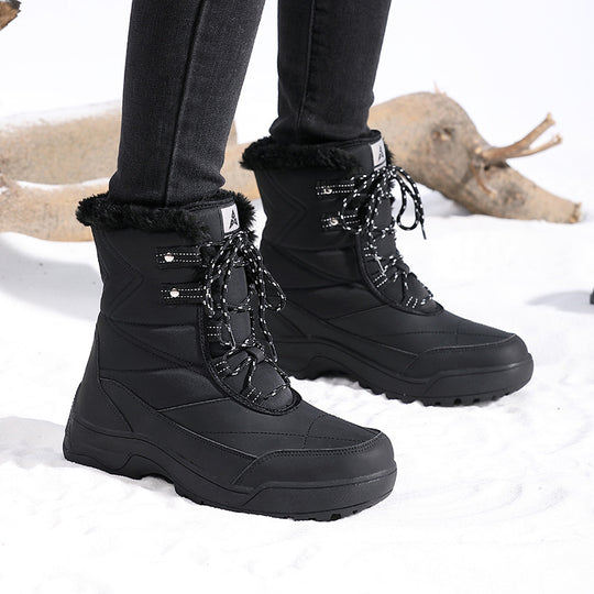 Damen Isolierte Winterstiefel mit rutschfester Sohle und kuscheligem Innenfutter EB