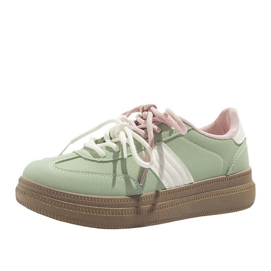 Damen Sportliche Sneakers mit gepolsterter Innensohle und rutschfester Gummisohle EB