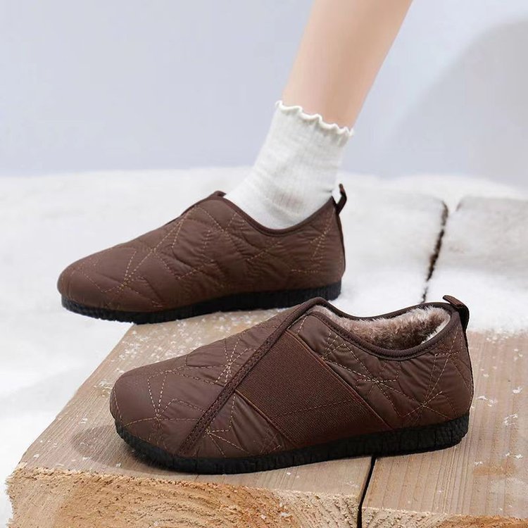 Damen Hausschuhe mit weichem Innenfutter und praktischem Gummizug EB