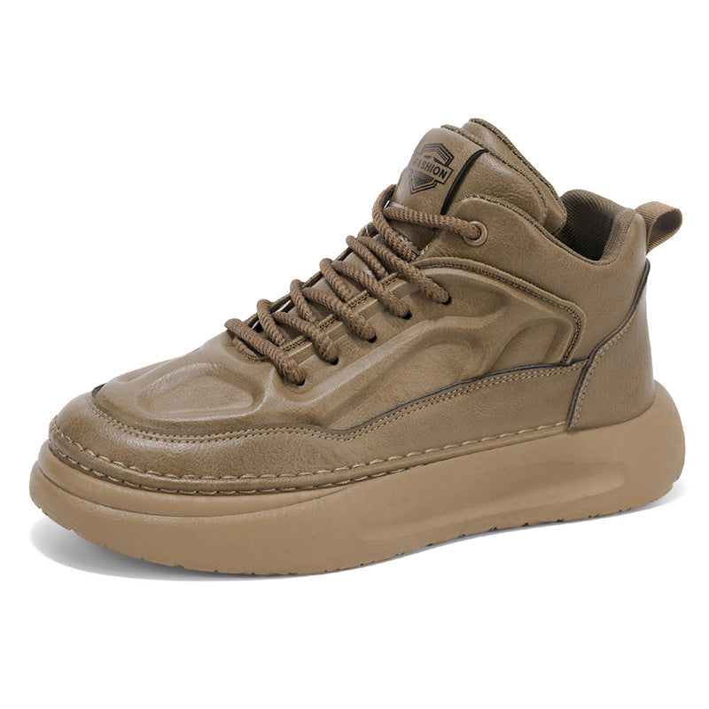 Damen Modische High-Top Sneakers mit strapazierfähigem Obermaterial und dämpfender Sohle EB