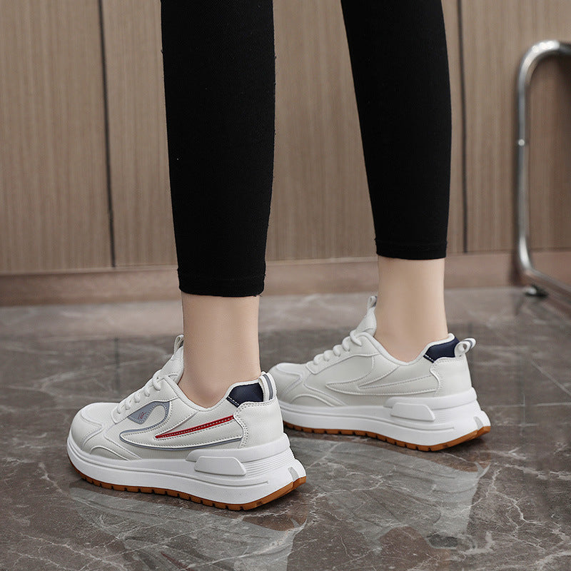 Damen sportliche Freizeitsneaker mit atmungsaktiver Mesh-Oberfläche und rutschfester Sohle EB