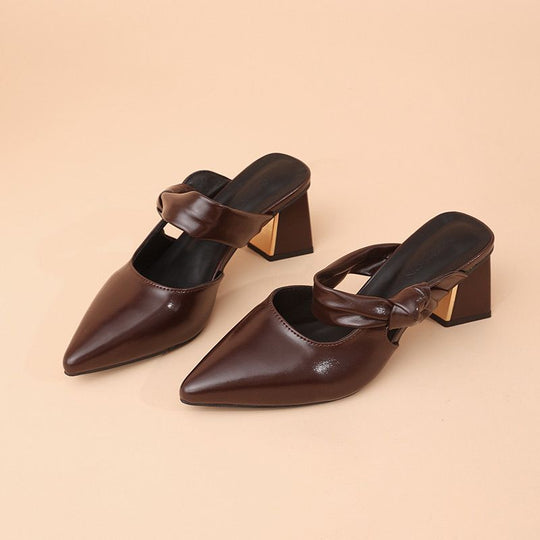 Damen Slingback High Heel Schuhe mit elegantem Riemchen EB