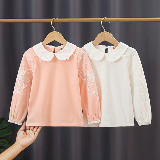 Damen Bluse mit eleganter Stickerei EB