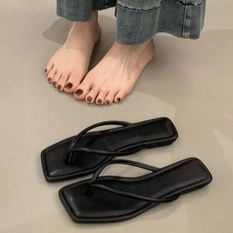 Damen Zehentrenner mit modernem Design und flacher Sohle EB