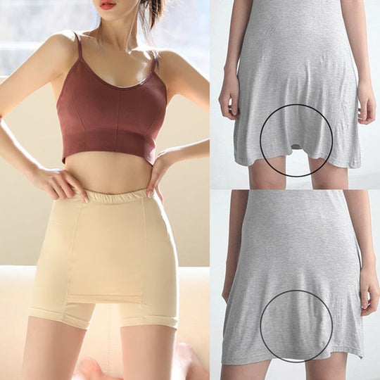 Damen Sportlicher Rock mit integrierten Shorts EB