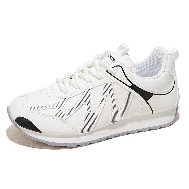 Damen Sportliche Fitness Sneakers mit atmungsaktivem Obermaterial und griffiger Laufsohle EB
