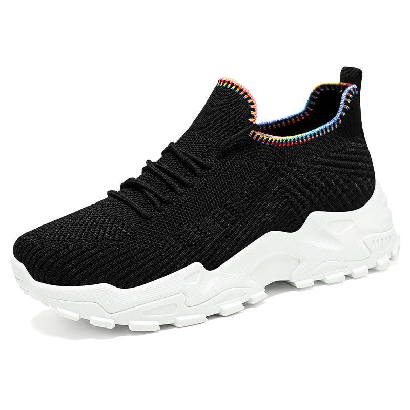 Damen Sportliche Knit Sneaker mit elastischem Fußbett EB