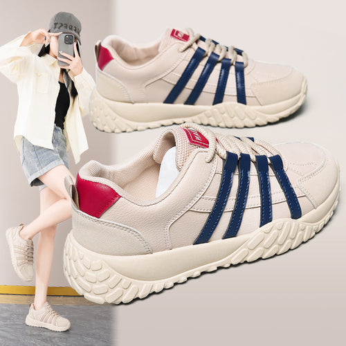 Damen Sportliche Laufschuhe mit atmungsaktiver Oberflächenstruktur und rutschfester Sohle EB