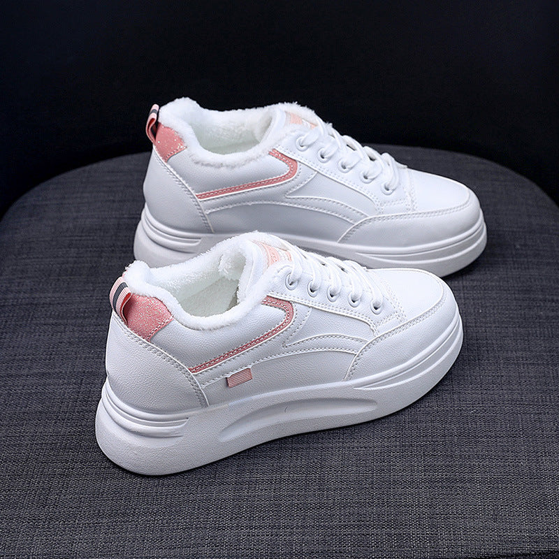 Damen komfortable High-Top Sneakers mit dämpfender Sohle und weichem Innenfutter EB