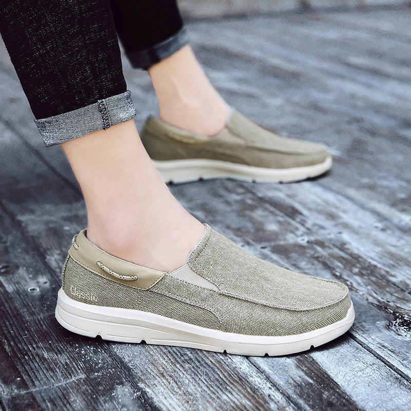 Damen Komfortable Slip-On Schuhe mit weichem Textil-Obermaterial EB