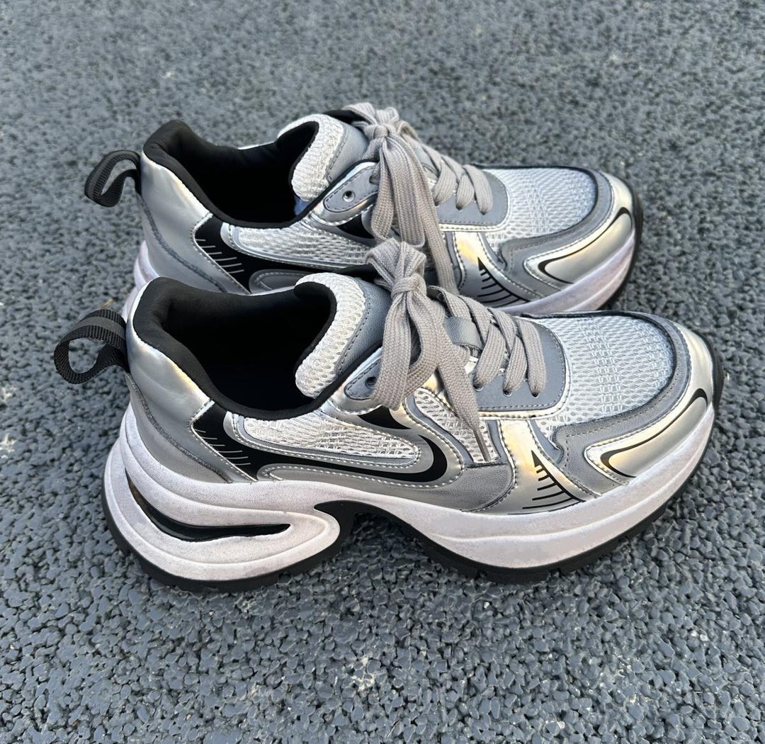 Damen Chunky Sneakers mit atmungsaktiver Oberfläche und dämpfendem Komfort EB
