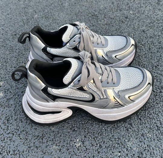 Damen Chunky Sneakers mit atmungsaktiver Oberfläche und dämpfendem Komfort EB
