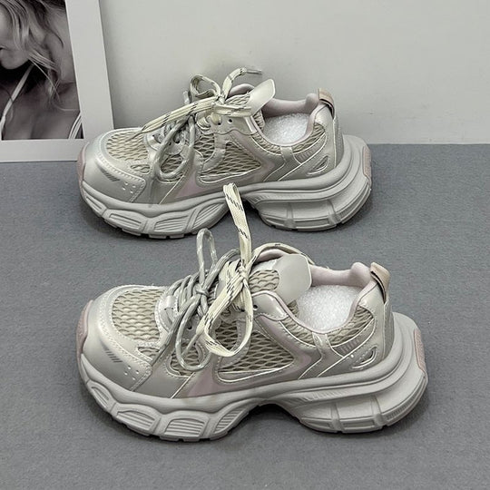 Damen Sportliche Lauf-Sneaker mit atmungsaktiver Netzstruktur und trendigem Design EB