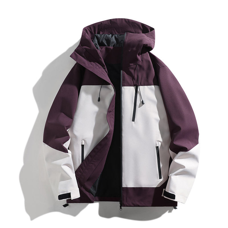 Damen technische Allwetterjacke mit vielseitigem Kapuzendesign und verstellbaren Belüftungsöffnungen EB
