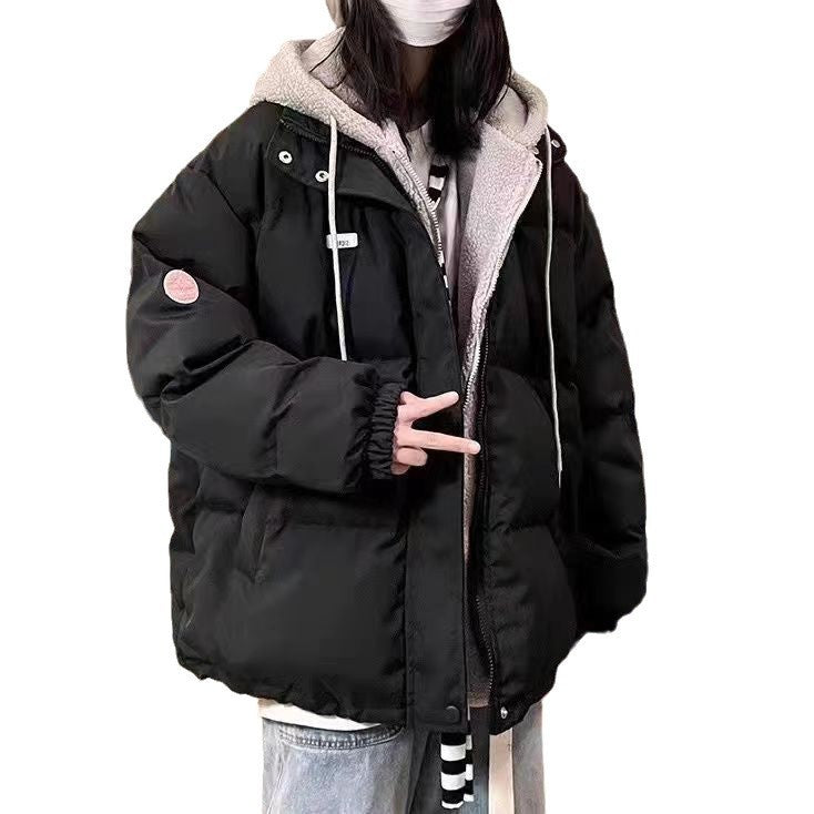 Damen gesteppte Winterjacke mit wärmendem Fleece-Innenfutter und praktischem Kapuzenkragen EB