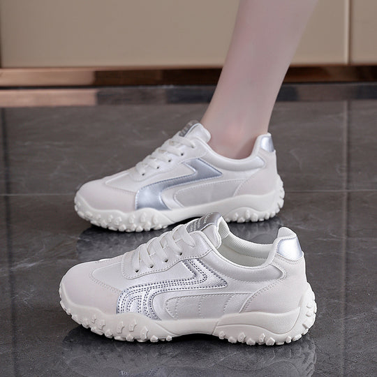 Damen Sportliche Sneaker mit rutschfester Gummisohle und atmungsaktivem Obermaterial EB