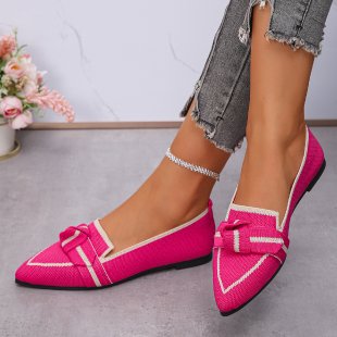 Damen elegante Slipper mit modischem Schleifen-Detail EB