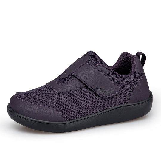 Damen Bequeme Slip-On Sneakers mit atmungsaktivem Mesh-Obermaterial EB