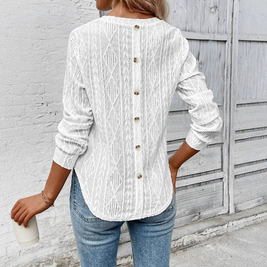 Damen Strickpullover mit strukturiertem Design EB