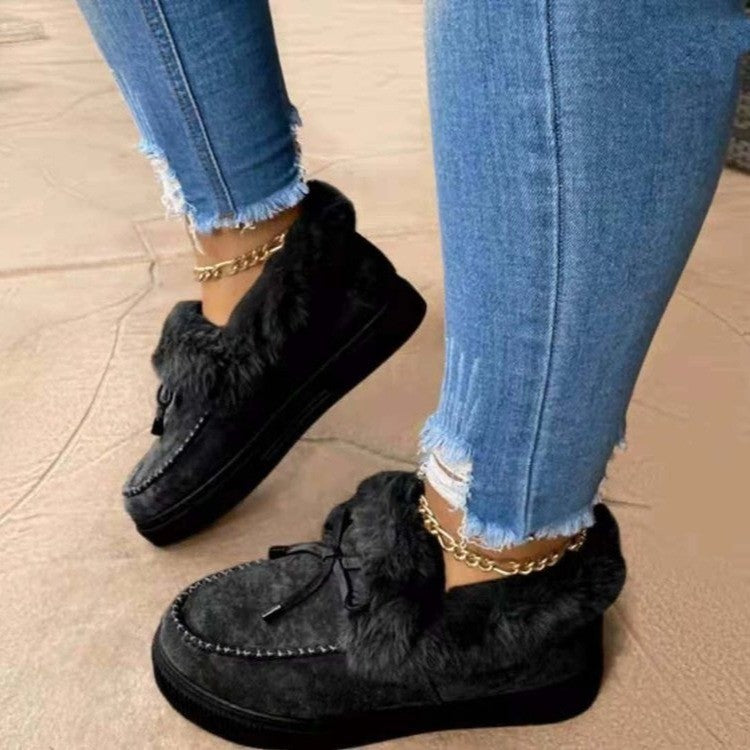 Damen Bequeme und modische Slippers mit kuscheligem Innenfutter EB