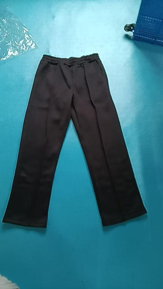 Damen nan komfortable High-Waist Jogginghose mit Kordelzug und tiefen Eingrifftaschen EB