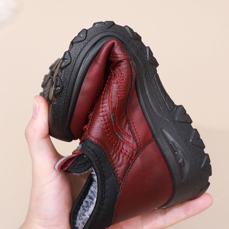 Damen Sportliche und komfortable Wander-Sneaker mit wärmendem Innenfutter EB